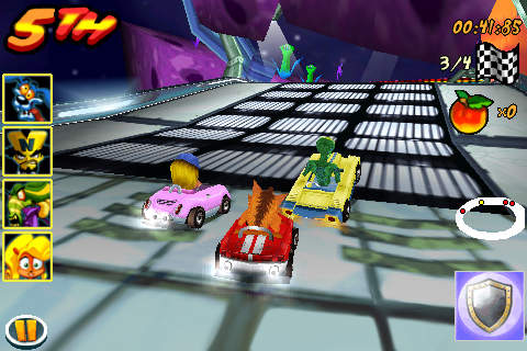 Tải game đua xe crash bandicoot nitro kart 3D cho điện thoại miễn phí